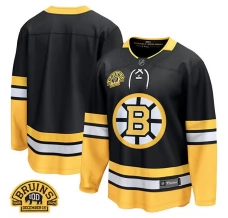 Miesten Boston Bruins Blank Pelipaita 100th Anniversary Patch Musta Premier Breakaway Vaihtoehtoinen