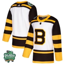 Miesten Boston Bruins Blank Pelipaita 2019 Winter Classic Patch Valkoinen Authentic