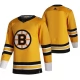 Miesten Boston Bruins Blank Pelipaita 2020-21 Reverse Retro Keltainen Authentic