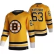 Miesten Boston Bruins Brad Marchand 63 Pelipaita 2020-21 Reverse Retro Keltainen Authentic