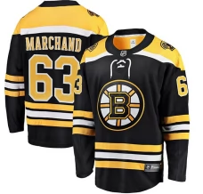 Miesten Boston Bruins Brad Marchand 63 Pelipaita Musta Breakaway Koti