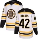 Miesten Boston Bruins David Backes 42 Pelipaita Valkoinen Authentic