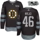 Miesten Boston Bruins David Krejci 46 Pelipaita 1917-2017 100th Anniversary Patch Musta Authentic