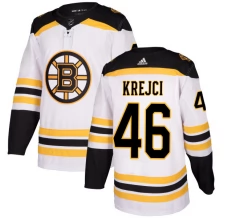 Miesten Boston Bruins David Krejci 46 Pelipaita Valkoinen Authentic