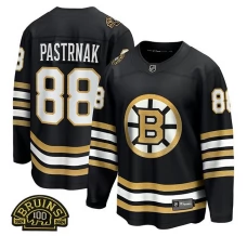 Miesten Boston Bruins David Pastrnak 88 Pelipaita 100th Anniversary Patch Musta Premier Breakaway Vaihtoehtoinen
