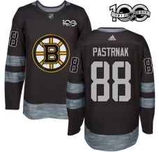 Miesten Boston Bruins David Pastrnak 88 Pelipaita 1917-2017 100th Anniversary Patch Musta Authentic