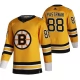 Miesten Boston Bruins David Pastrnak 88 Pelipaita 2020-21 Reverse Retro Keltainen Authentic