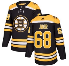 Miesten Boston Bruins Jaromir Jagr 68 Pelipaita Musta Authentic