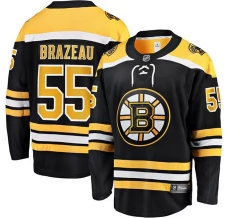 Miesten Boston Bruins Justin Brazeau 55 Pelipaita Musta Premier Breakaway Koti