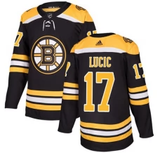 Miesten Boston Bruins Milan Lucic 17 Pelipaita Musta Authentic