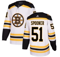 Miesten Boston Bruins Ryan Spooner 51 Pelipaita Valkoinen Authentic