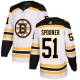 Miesten Boston Bruins Ryan Spooner 51 Pelipaita Valkoinen Authentic