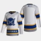Miesten Buffalo Sabres Blank Pelipaita 2020-21 Reverse Retro Valkoinen Authentic