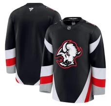 Miesten Buffalo Sabres Blank Pelipaita Musta Premium Vaihtoehtoinen