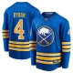 Miesten Buffalo Sabres Bowen Byram 4 Pelipaita Royal Breakaway Koti