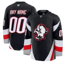 Miesten Buffalo Sabres Custom Pelipaita Musta Premium Vaihtoehtoinen