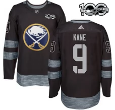 Miesten Buffalo Sabres Evander Kane 9 Pelipaita 1917-2017 100th Anniversary Patch Musta Authentic
