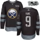 Miesten Buffalo Sabres Evander Kane 9 Pelipaita 1917-2017 100th Anniversary Patch Musta Authentic
