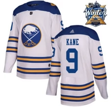 Miesten Buffalo Sabres Evander Kane 9 Pelipaita 2018 Winter Classic Patch Valkoinen Authentic