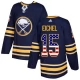 Miesten Buffalo Sabres Jack Eichel 15 Pelipaita USA Flag Fashion Navy Authentic