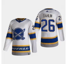 Miesten Buffalo Sabres Rasmus Dahlin 26 Pelipaita 2020-21 Reverse Retro Valkoinen Authentic