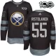 Miesten Buffalo Sabres Rasmus Ristolainen 55 Pelipaita 1917-2017 100th Anniversary Patch Musta Authentic