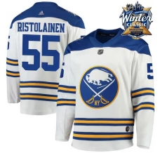Miesten Buffalo Sabres Rasmus Ristolainen 55 Pelipaita 2018 Winter Classic Patch Valkoinen Authentic