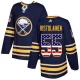 Miesten Buffalo Sabres Rasmus Ristolainen 55 Pelipaita USA Flag Fashion Navy Authentic