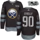 Miesten Buffalo Sabres Ryan O'Reilly 90 Pelipaita 1917-2017 100th Anniversary Patch Musta Authentic
