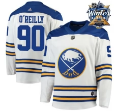Miesten Buffalo Sabres Ryan O'Reilly 90 Pelipaita 2018 Winter Classic Patch Valkoinen Authentic