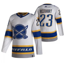 Miesten Buffalo Sabres Sam Reinhart 23 Pelipaita 2020-21 Reverse Retro Valkoinen Authentic