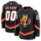 Miesten Calgary Flames Custom Pelipaita Musta Premium Vaihtoehtoinen
