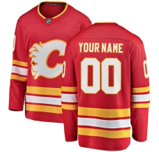 Miesten Calgary Flames Custom Pelipaita Punainen Breakaway Koti