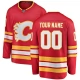 Miesten Calgary Flames Custom Pelipaita Punainen Breakaway Koti