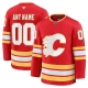 Miesten Calgary Flames Custom Pelipaita Punainen Premium Koti