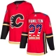 Miesten Calgary Flames Dougie Hamilton 27 Pelipaita USA Flag Fashion Punainen Authentic