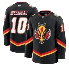 Miesten Calgary Flames Jonathan Huberdeau 10 Pelipaita Musta Premium Vaihtoehtoinen