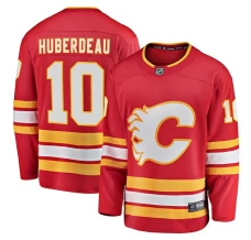 Miesten Calgary Flames Jonathan Huberdeau 10 Pelipaita Punainen Breakaway Koti