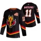 Miesten Calgary Flames Mikael Backlund 11 Pelipaita 2020-21 Reverse Retro Musta Authentic