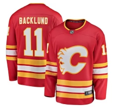 Miesten Calgary Flames Mikael Backlund 11 Pelipaita Punainen Breakaway Koti