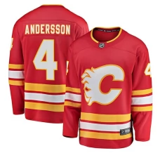 Miesten Calgary Flames Rasmus Andersson 4 Pelipaita Punainen Breakaway Koti