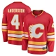 Miesten Calgary Flames Rasmus Andersson 4 Pelipaita Punainen Breakaway Koti