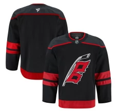 Miesten Carolina Hurricanes Blank Pelipaita Musta Authentic Pro Koti