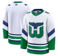 Miesten Carolina Hurricanes Blank Pelipaita Whalers Throwback Valkoinen Premium Vaihtoehtoinen
