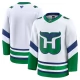 Miesten Carolina Hurricanes Blank Pelipaita Whalers Throwback Valkoinen Premium Vaihtoehtoinen