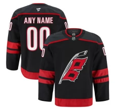 Miesten Carolina Hurricanes Custom Pelipaita Musta Authentic Pro Koti