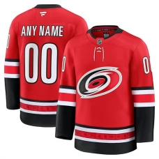 Miesten Carolina Hurricanes Custom Pelipaita Punainen Premium Vaihtoehtoinen