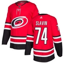 Miesten Carolina Hurricanes Jaccob Slavin 74 Pelipaita Punainen Authentic