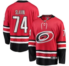 Miesten Carolina Hurricanes Jaccob Slavin 74 Pelipaita Punainen Breakaway Vaihtoehtoinen