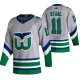 Miesten Carolina Hurricanes Jordan Staal 11 Pelipaita 2020-21 Reverse Retro Harmaa Authentic